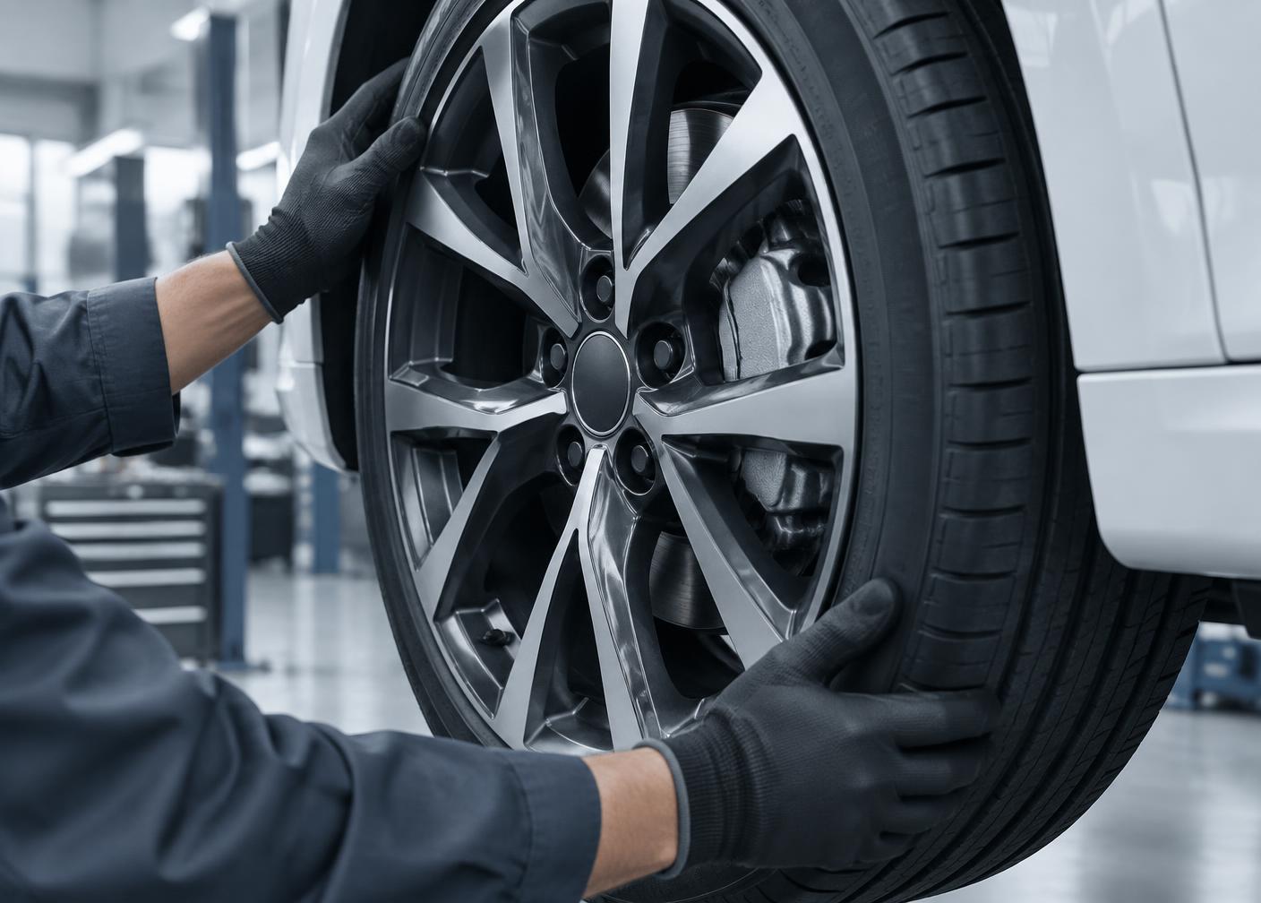 Automobilio padangos ir rato patikra